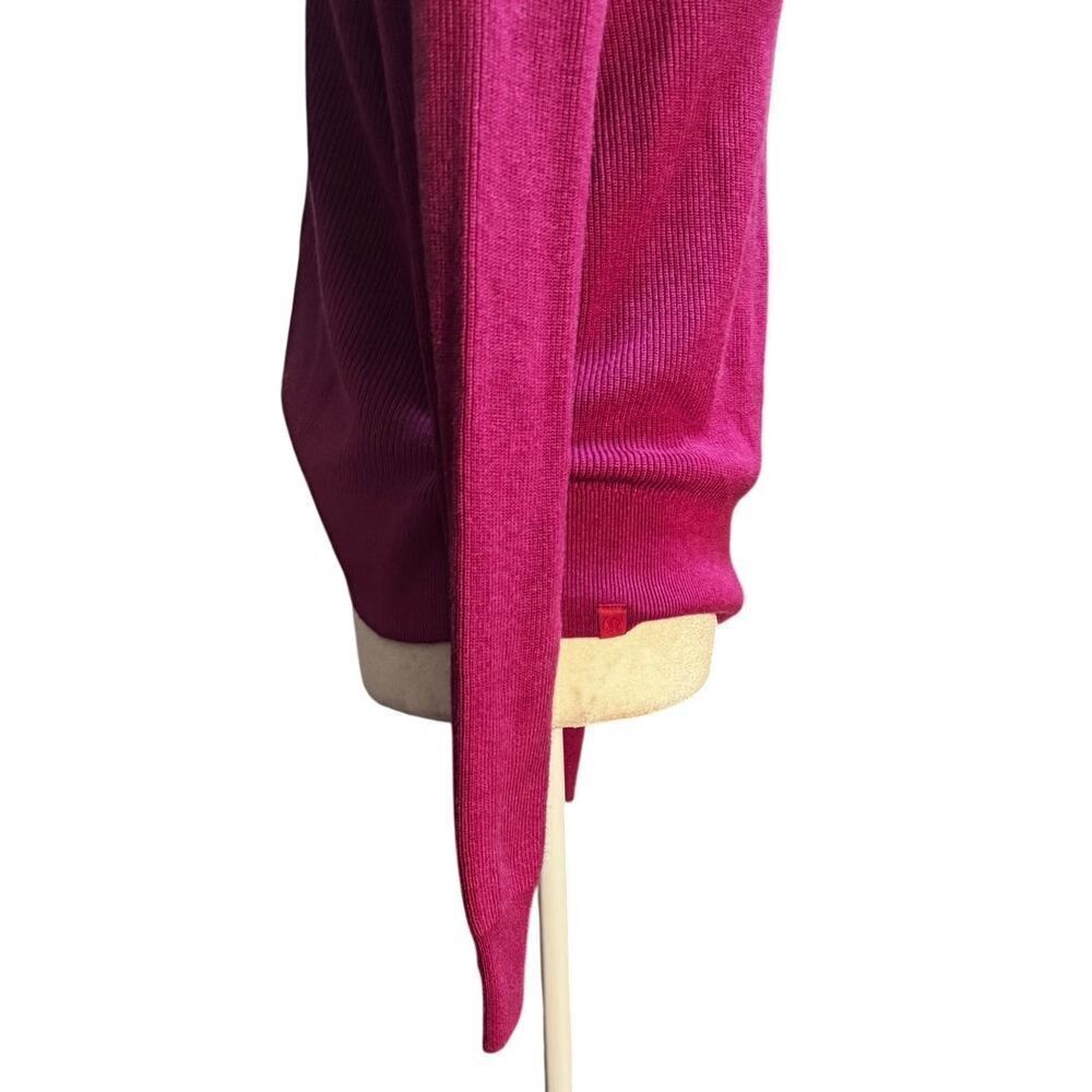 Lululemon Wild Berry Mock Neck Ribbed Sweater Athleisure Core Estimate Size M/L - Picture 5 of 6
